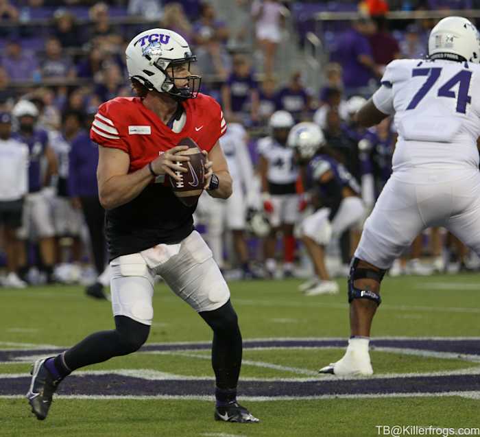 TCU Spring Football_QB Max Duggan